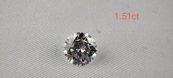 Diament Lab Certyfikat 1,51ct / E / VVS2 Certyfikat - obrazek 4
