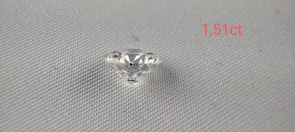 Diament Lab Certyfikat 1,51ct / E / VVS2 Certyfikat - obrazek 5