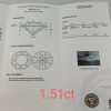 Diament Lab Certyfikat 1,51ct / E / VVS2 Certyfikat - obrazek 7