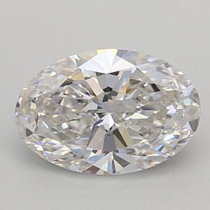 Diament Lab Oval 1,03 ct / F / VS1 Certyfikat